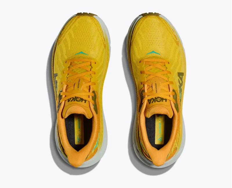 Hoka Challenger 7 All-Terrain Running Shoes - Passion Fruit Golden Yellow-1