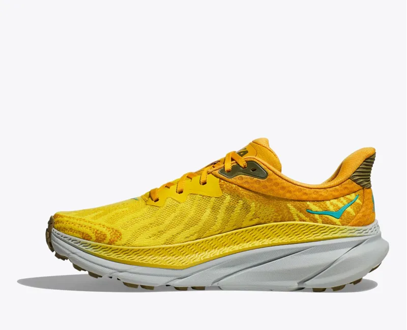 Hoka Challenger 7 All-Terrain Running Shoes - Passion Fruit Golden Yellow-4