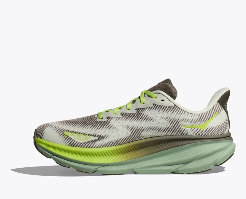 Hoka Clifton 9 GTX Mens GoreTex Road Running Shoe - Slate Aloe Vera-4
