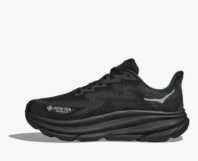 Hoka Clifton 9 Road Running Shoes - Black-4