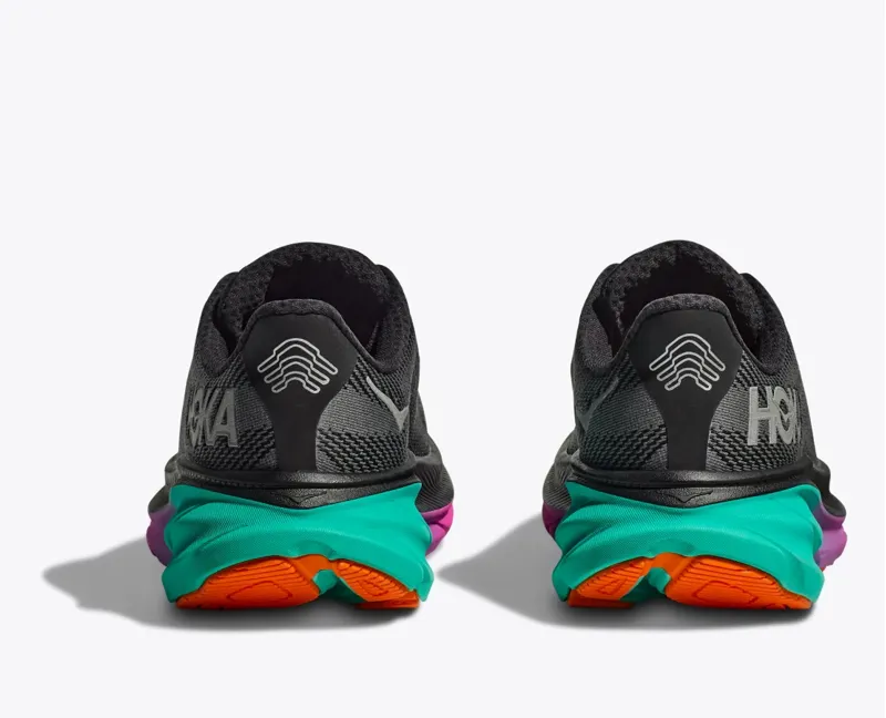 Hoka Clifton 9 GORE-TEX Road Running Shoes - Black Electric Aqua-2