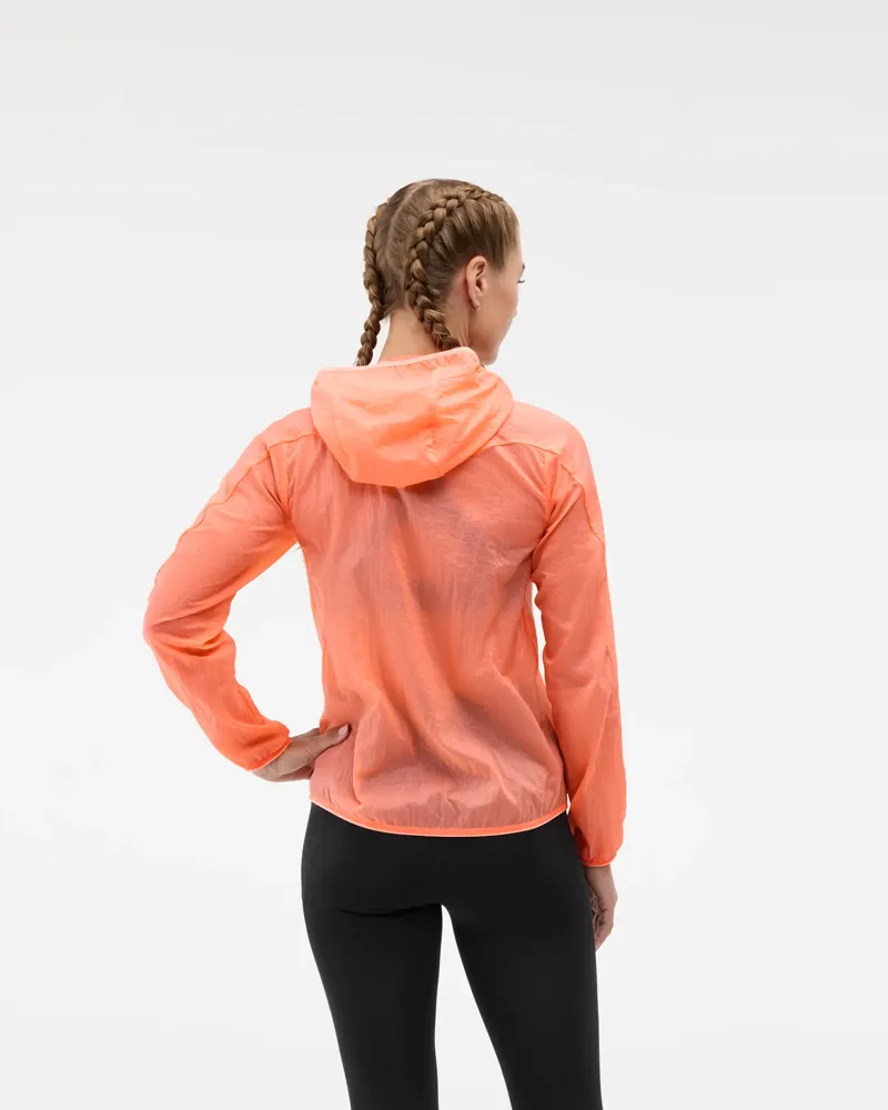 Hoka Skyflow Women's Running Jacket - Neon Cantaloupe-1