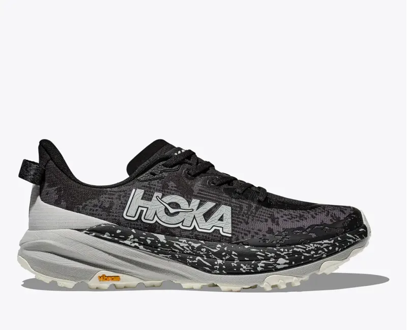 Hoka Speedgoat 6 Trail Running Shoes - Black Stardust