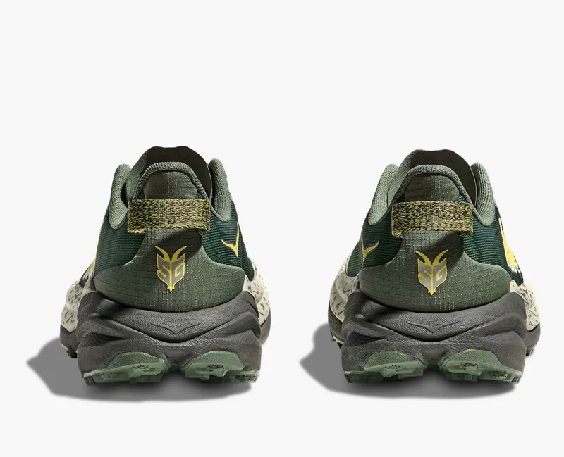 Hoka Speedgoat 6 Mens Wide Fit Trail Running Shoes - Fern Asphalt Grey-2