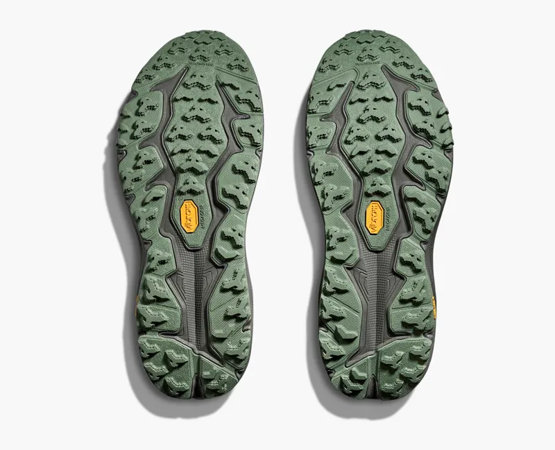 Hoka Speedgoat 6 Mens Wide Fit Trail Running Shoes - Fern Asphalt Grey-3