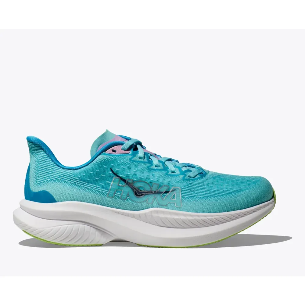 Hoka Mach 6 Womens Road Running Shoe - Cloudless Waterpark 6 UK