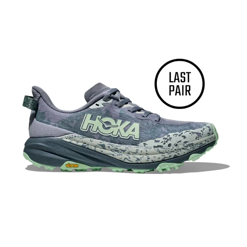 Hoka Speedgoat 6 Womens Trail Running Shoes - Moonlight Thunder Cloud - UK9