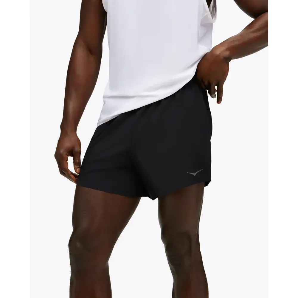 Hoka Glide 5 Running Short with Brief - Black