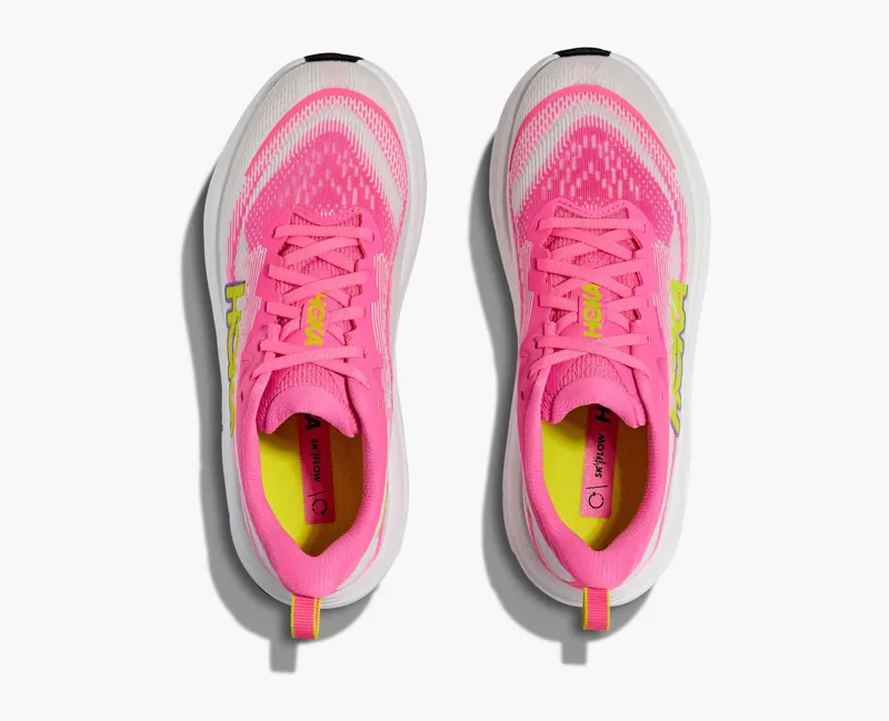 Hoka Skyflow Womens Road Running Shoes - Neon Rose Neon Hoka Citrus-1