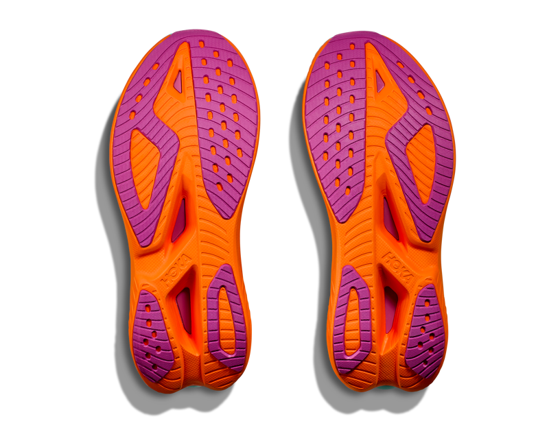 Hoka Mach X 2 Road Running Shoes - Black Electric Aqua-3