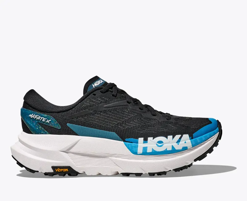 Hoka Mafate X Mens Trail Running Shoes - Black Skyward Blue