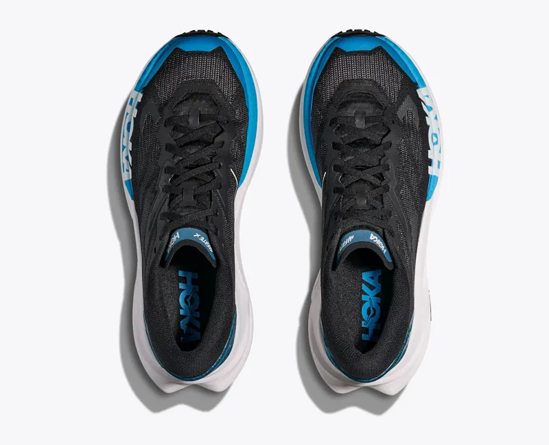 Hoka Mafate X Mens Trail Running Shoes - Black Skyward Blue-1
