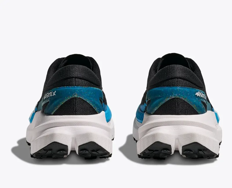 Hoka Mafate X Mens Trail Running Shoes - Black Skyward Blue-3