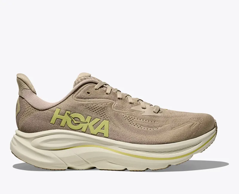 Hoka Clifton 10 Mens Road Running Shoe - Raw Linen Stone