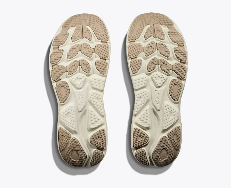 Hoka Clifton 10 Mens Road Running Shoe - Raw Linen Stone-6