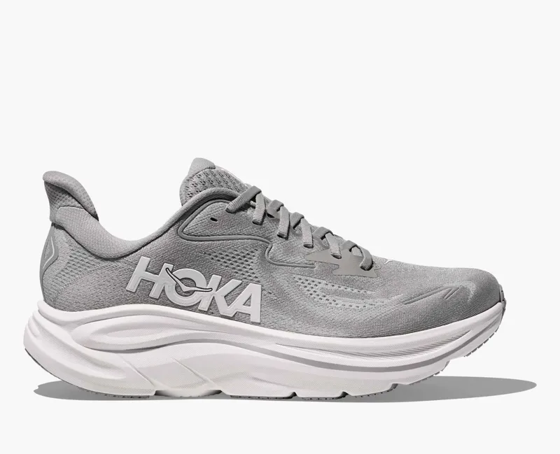 Hoka Clifton 10 Mens Road Running Shoe - Stellar Grey Stardust