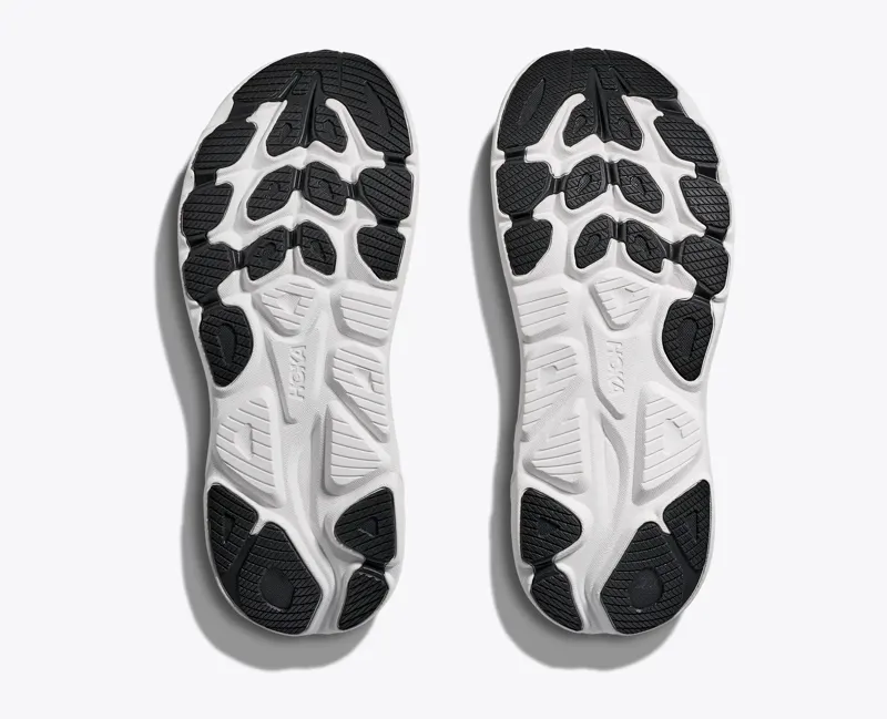 Hoka Clifton 10 Womens Wide Fit Road Running Shoe - Sea Glass Neon Flame-3