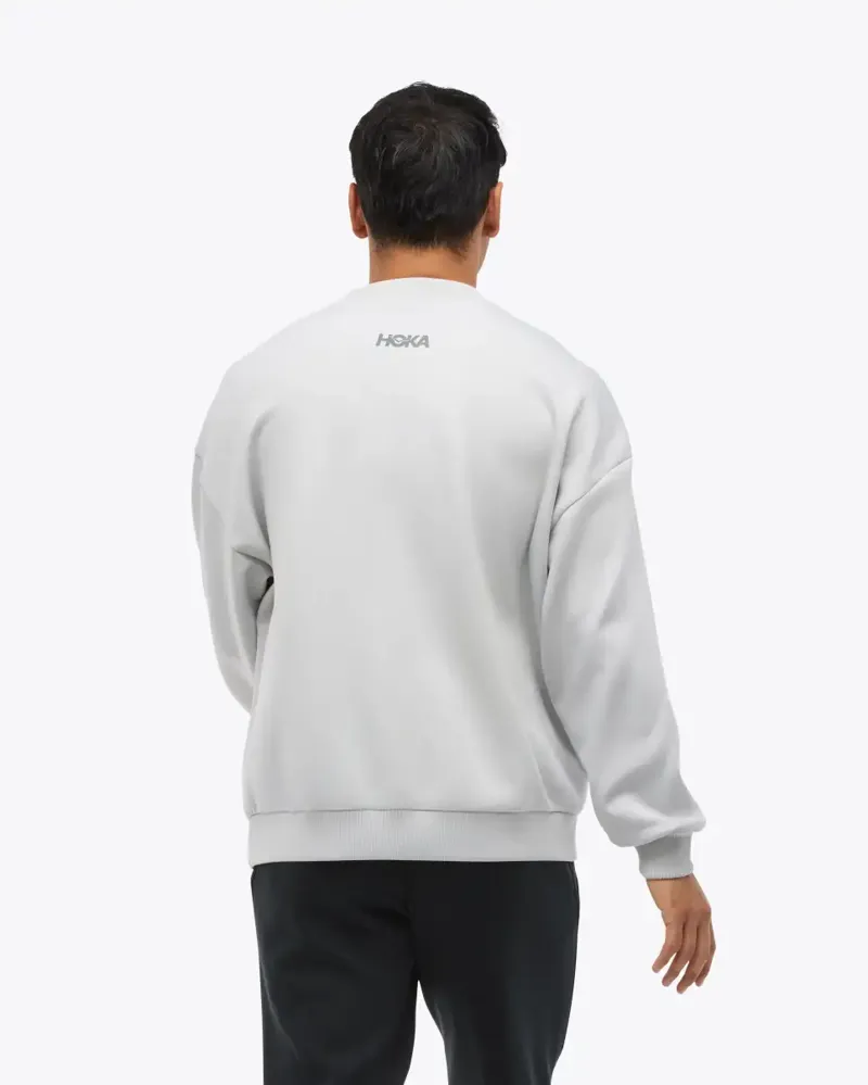 Hoka Kaitoro Knit Crew Sweatshirt - Stardust-1