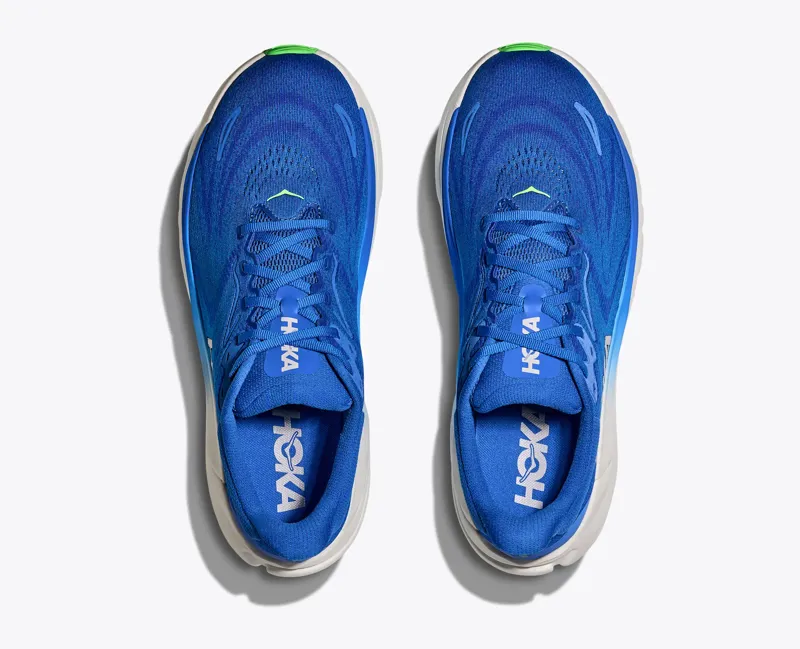 Hoka Arahi 8 Mens Supportive Road Running Shoe - Cobalt Blue Neon Green-1