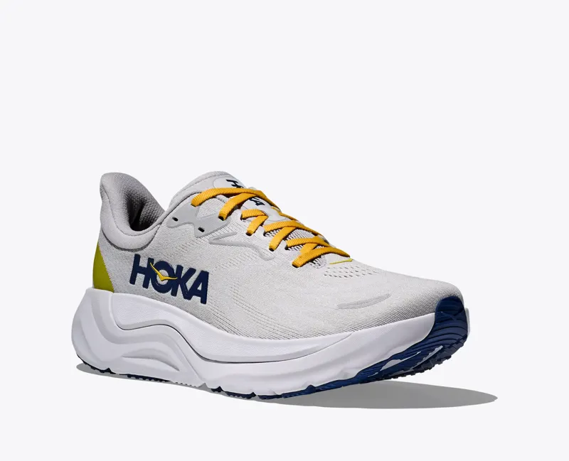 Hoka Arahi 8 Mens Wide Fit Supportive Road Running Shoe - Stardust Cosmic Grey-5