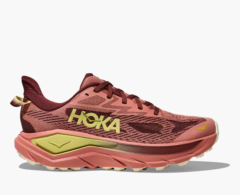 Hoka Challenger 8 Womens ATR Multi Terrain Running Shoe - Blush Dark Cedar