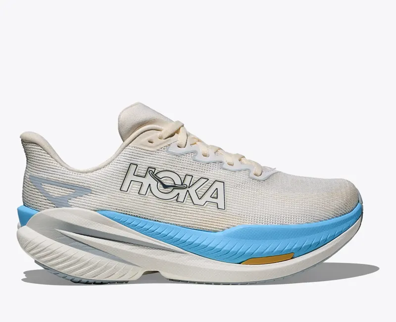 Hoka Mach X 3 Womens Road Running Shoe - White Alabaster