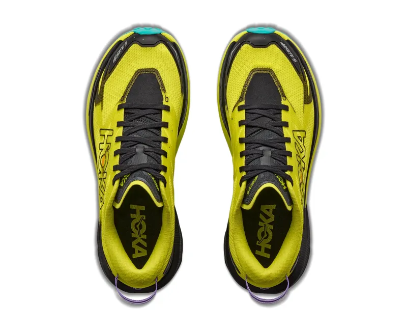Hoka Mafate 5 Mens Trail Running Shoes - Black Hoka Citrus-2