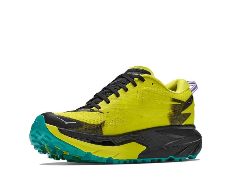 Hoka Mafate 5 Mens Trail Running Shoes - Black Hoka Citrus-6