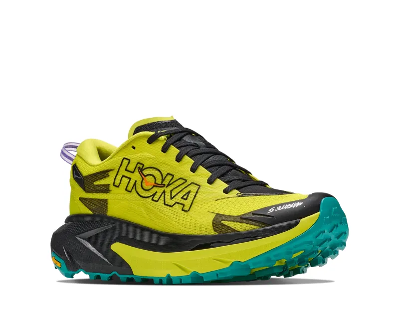 Hoka Mafate 5 Mens Trail Running Shoes - Black Hoka Citrus-5