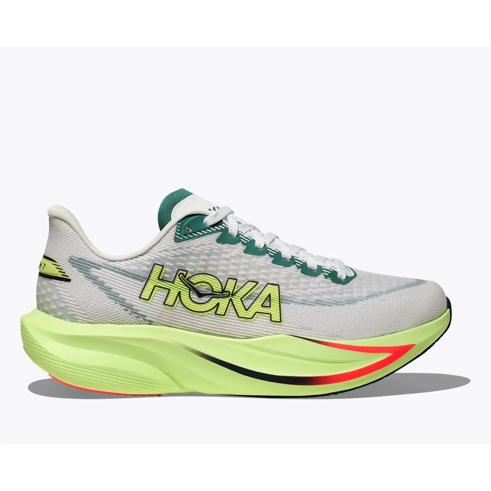 Hoka Mach 7 Womens Road Running Shoes - Frost Neon Yuzu 7 UK