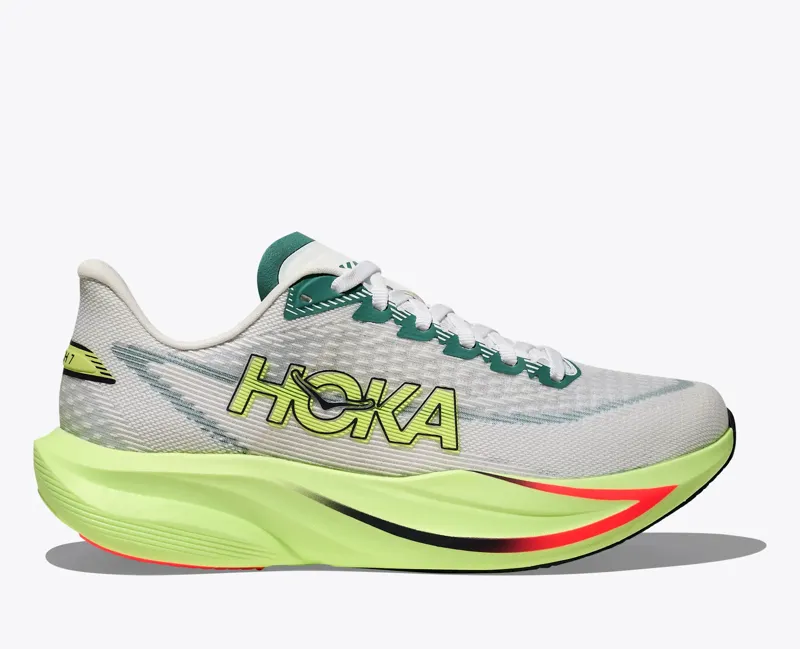 Hoka Mach 7 Mens Road Running Shoes - Frost Neon Yuzu