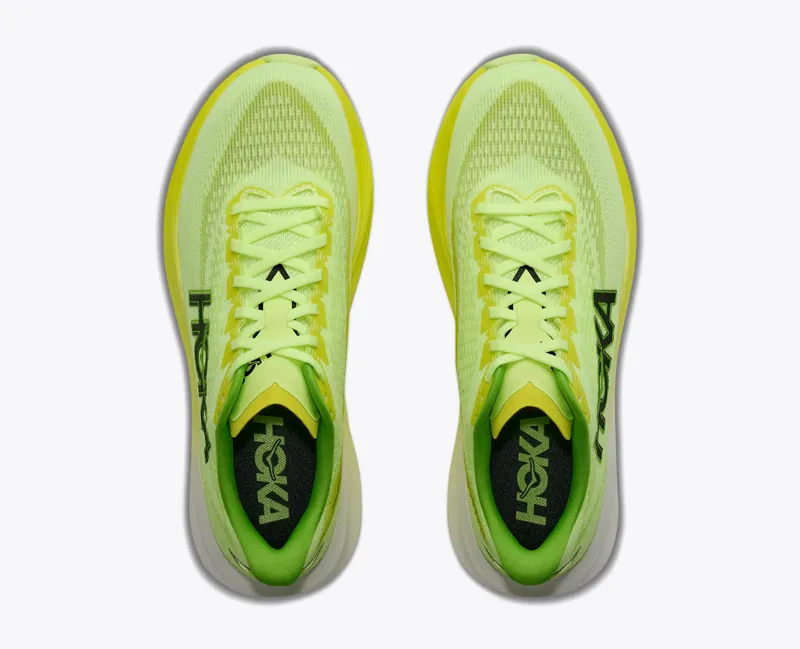 Hoka Mach 7 Womens Road Running Shoes - Neon Yuzu Citrus-2