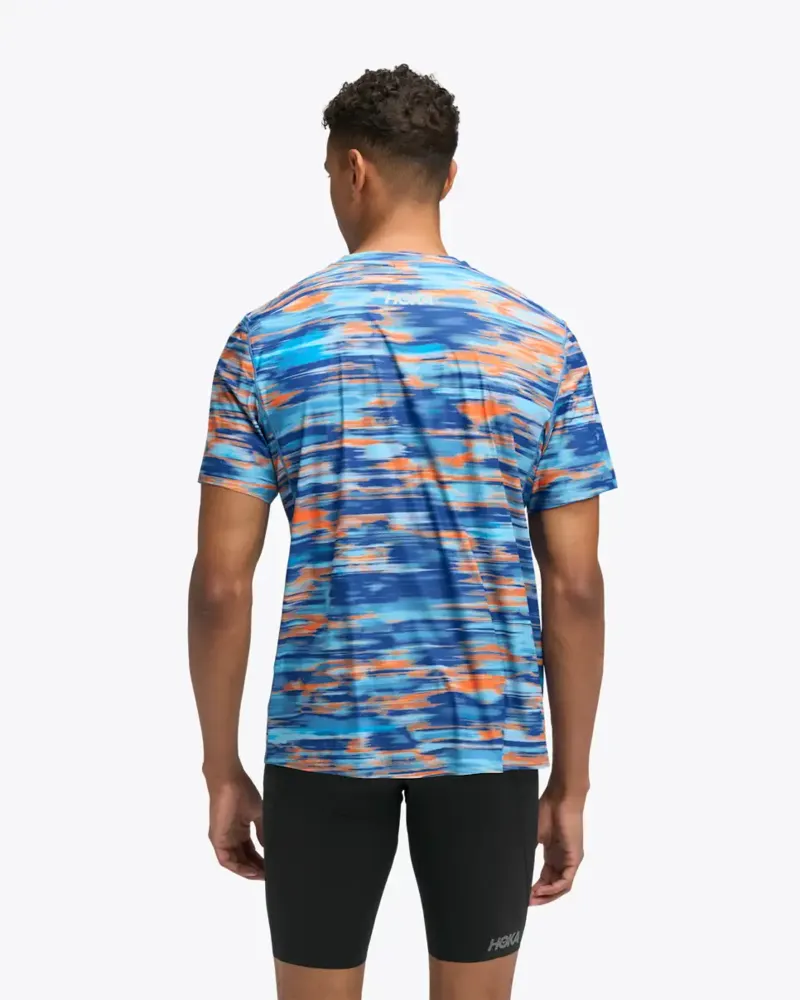Airolite Short Sleeve 2.0 Mens Running Jersey - Blue Blurr-1