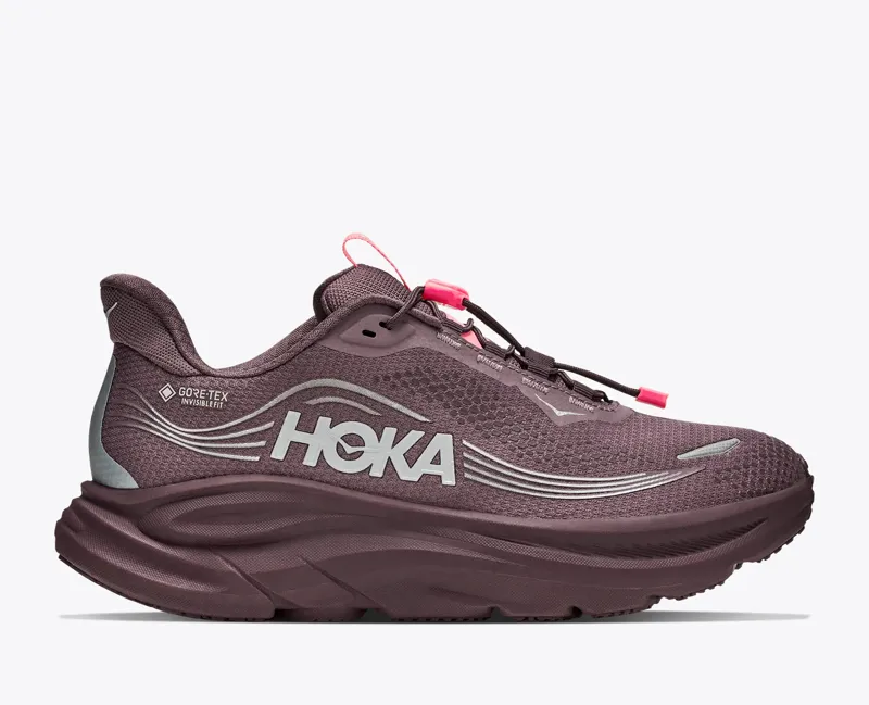 Hoka Clifton 11 GTX Womens Waterproof Road Running Shoe - Smoky Quartz Deep Mauve