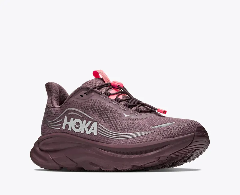 Hoka Clifton 11 GTX Womens Waterproof Road Running Shoe - Smoky Quartz Deep Mauve-5