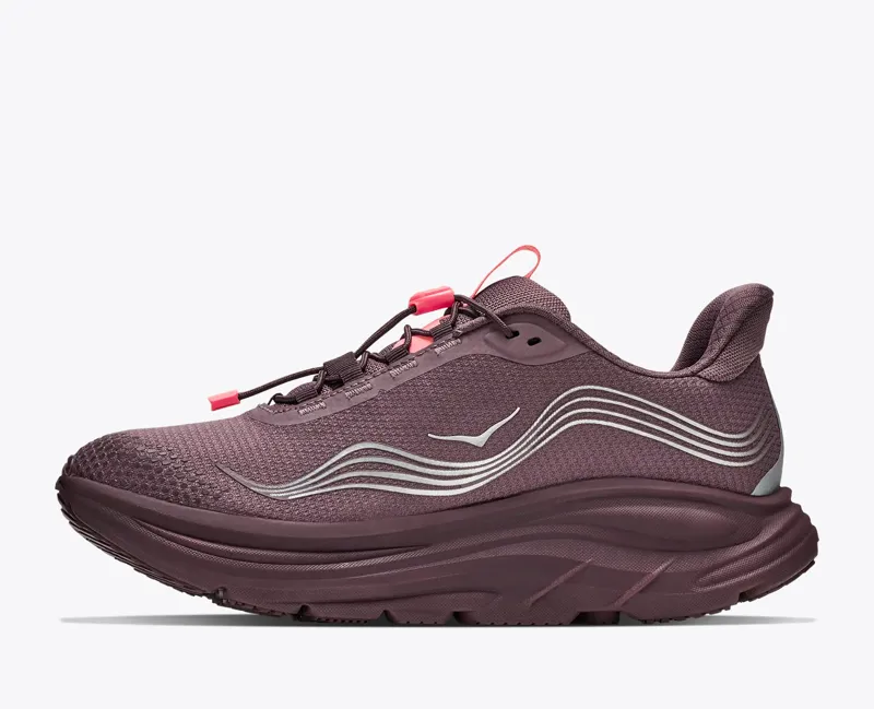 Hoka Clifton 11 GTX Womens Waterproof Road Running Shoe - Smoky Quartz Deep Mauve-7