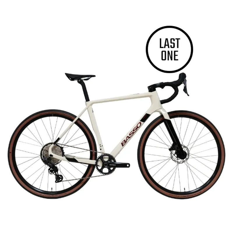 Basso Palta GRX 1X12 AllRoad1 Carbon Gravel Bike - Off White - Size Medium