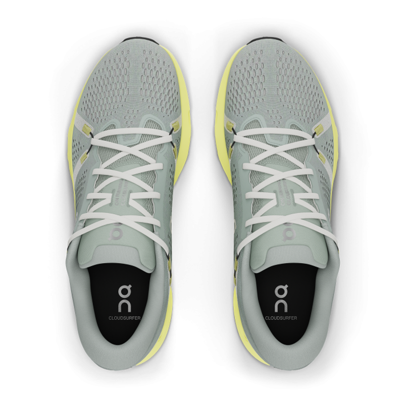 On Cloudsurfer 2 Womens Road Running Shoes - Glacier Limelight-2