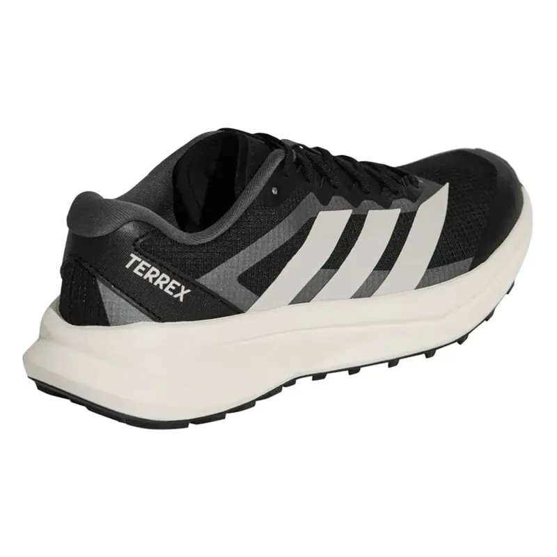 Adidas Terrex Agravic Lite Mens Trail Running Shoes - Core Black Grey Off White-2