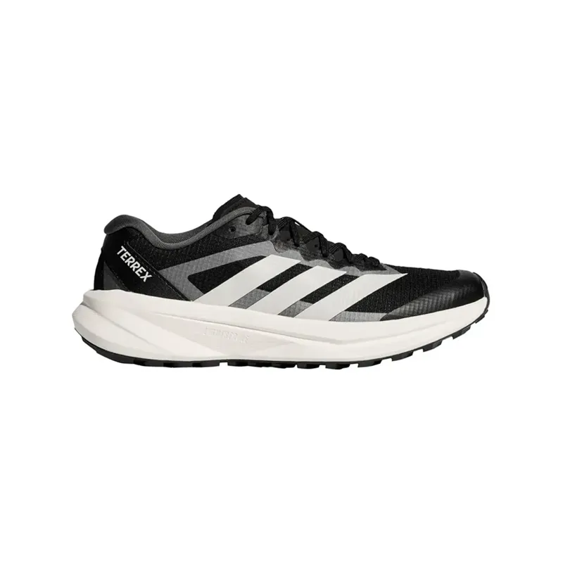 Adidas Terrex Agravic Lite Mens Trail Running Shoes - Core Black Grey Off White