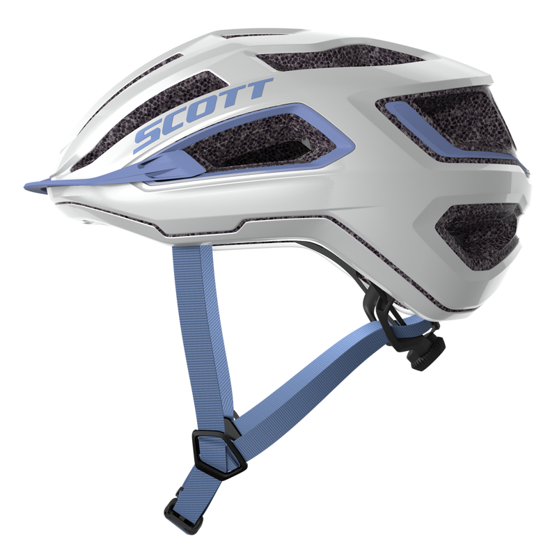 Scott Arx Road Or MTB Cycling Helmet in White/Blue-1