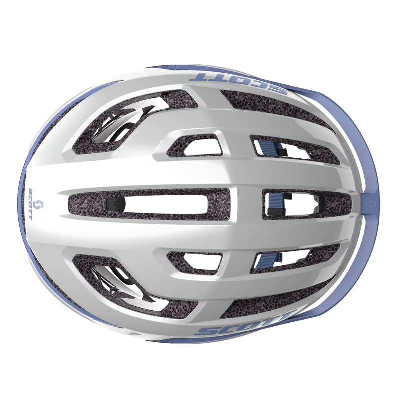 Scott Arx Road Or MTB Cycling Helmet in White/Blue-2