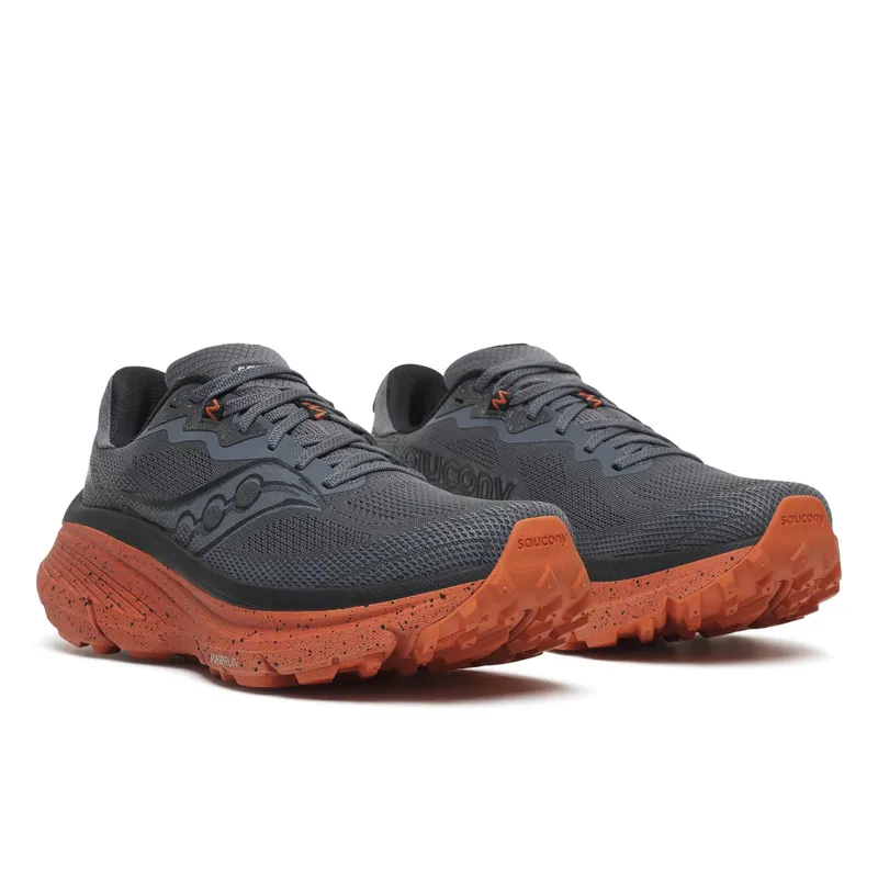 Saucony Guide TR Mens Supportive Mixed Terrain Running Shoe - Carbon Rust-1