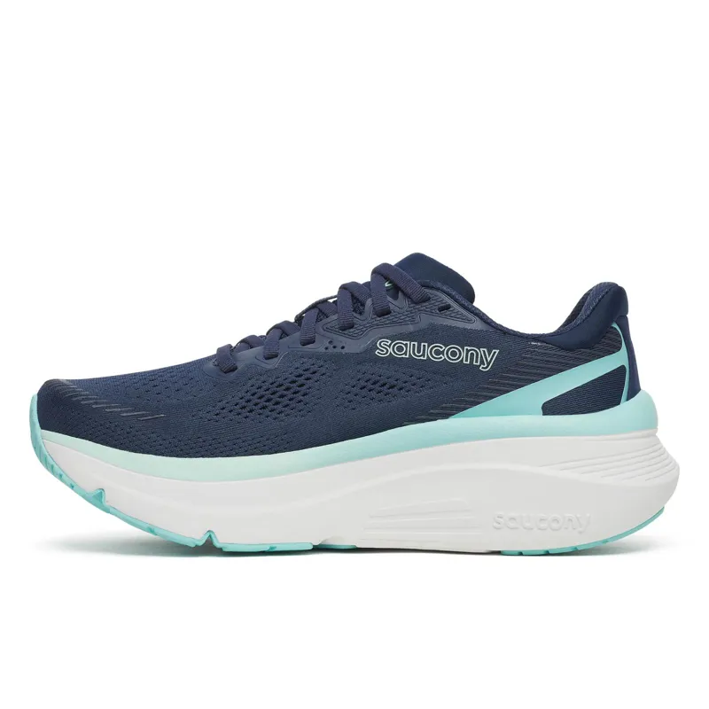 Saucony Guide 19 Womens Road Running Shoe - Navy Aqua-4