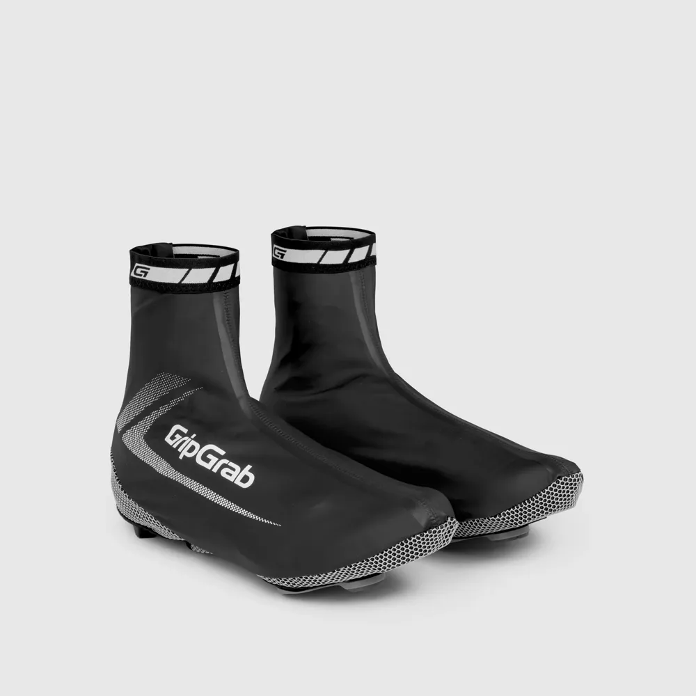 GripGrab Raceaqua Waterproof Shoe Covers - Black