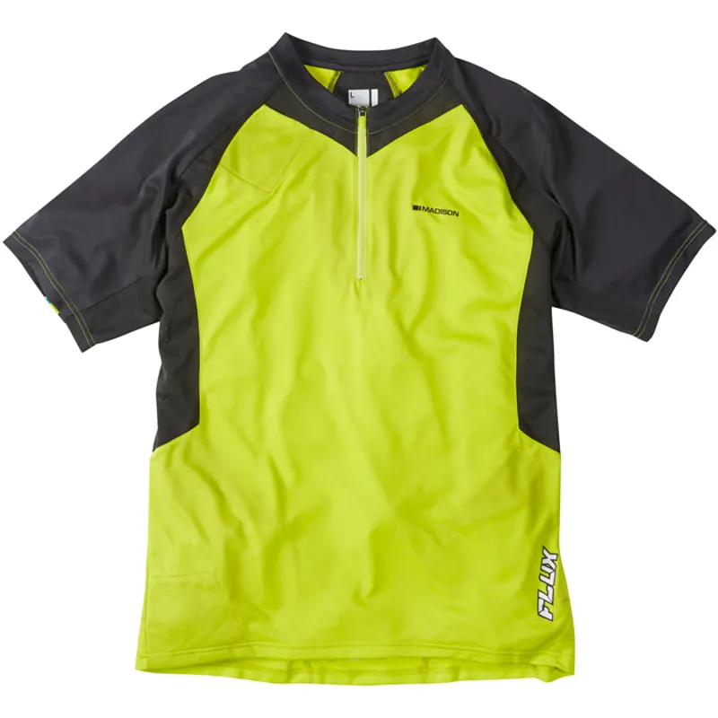 Madison Flux Capacity Short Sleeved Jersey - Lime
