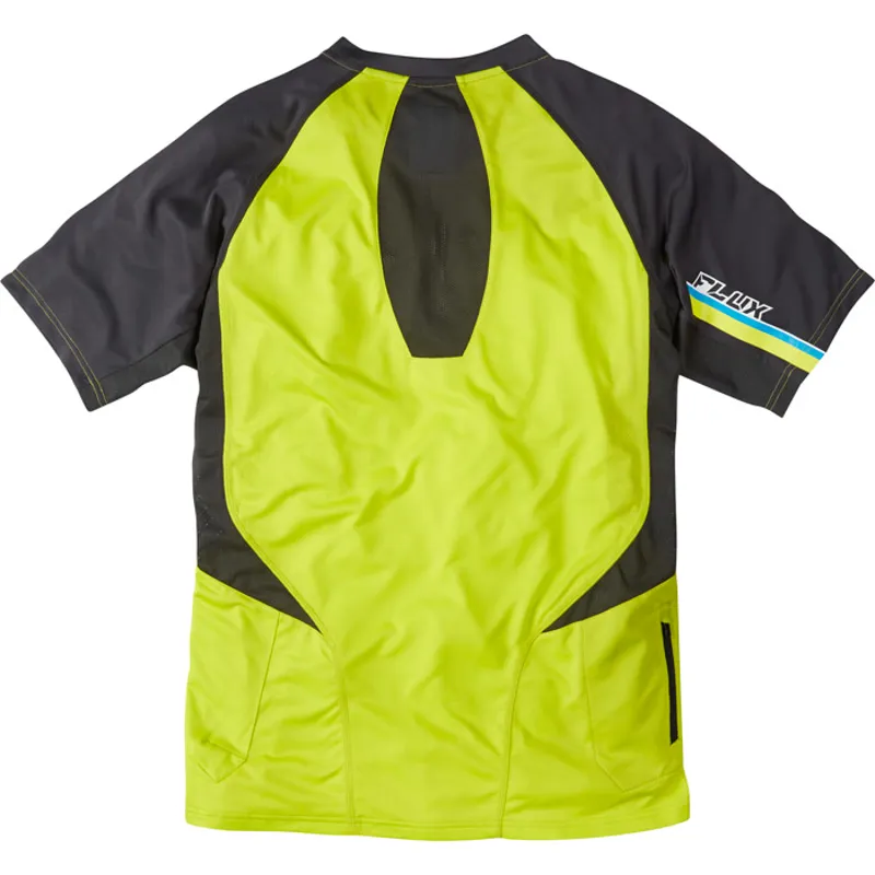 Madison Flux Capacity Short Sleeved Jersey - Lime-1