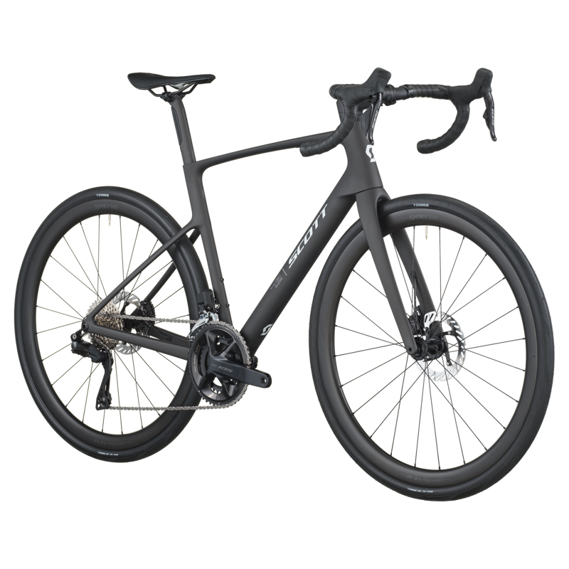 2026 Scott Addict 30 Carbon Road Bike - Carbon Black-1