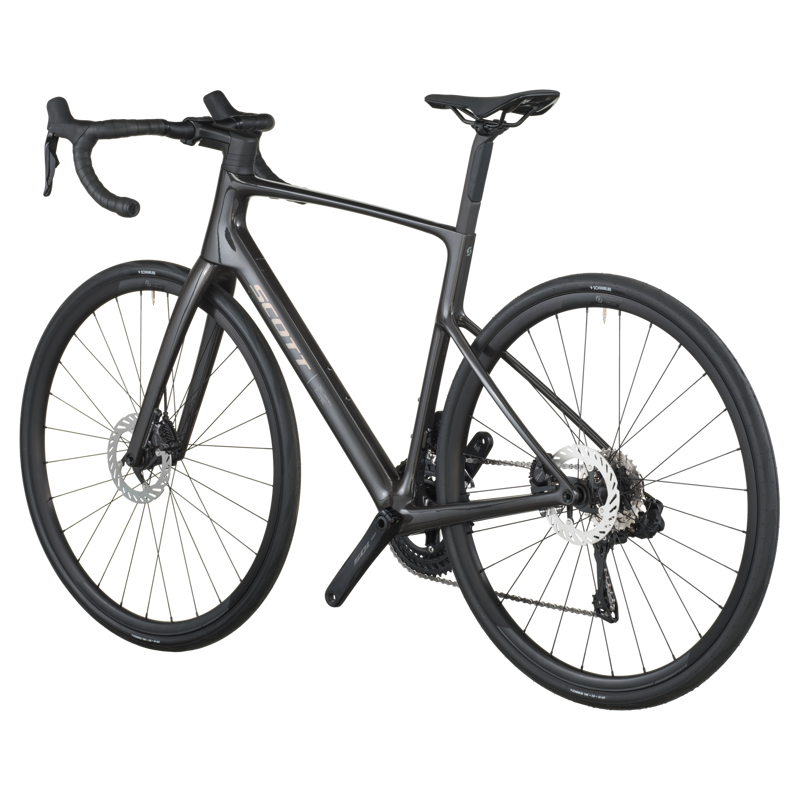 2026 Scott Addict 40 Carbon Road Bike - Carbon Black-2