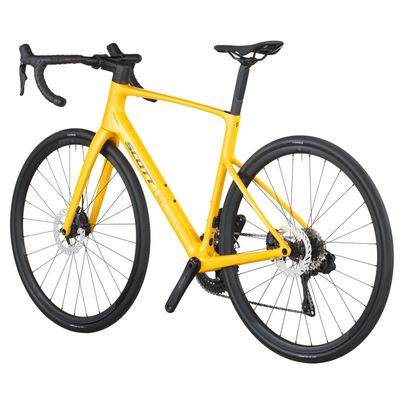 2026 Scott Addict 40 Carbon Road Bike Vivid Yellow-4